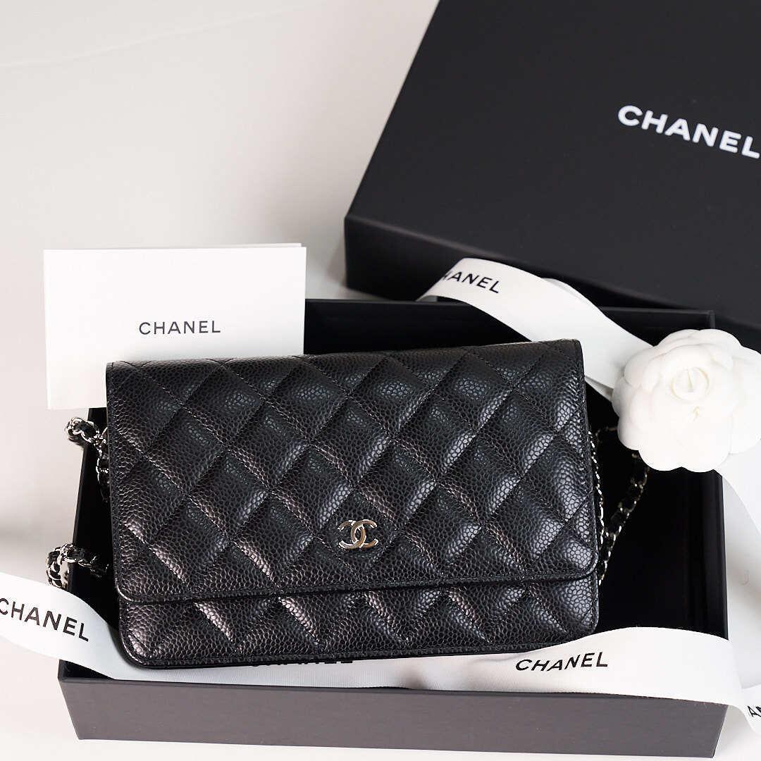 【CHANEL】 チェーンウォレット マトラッセ chain wallet